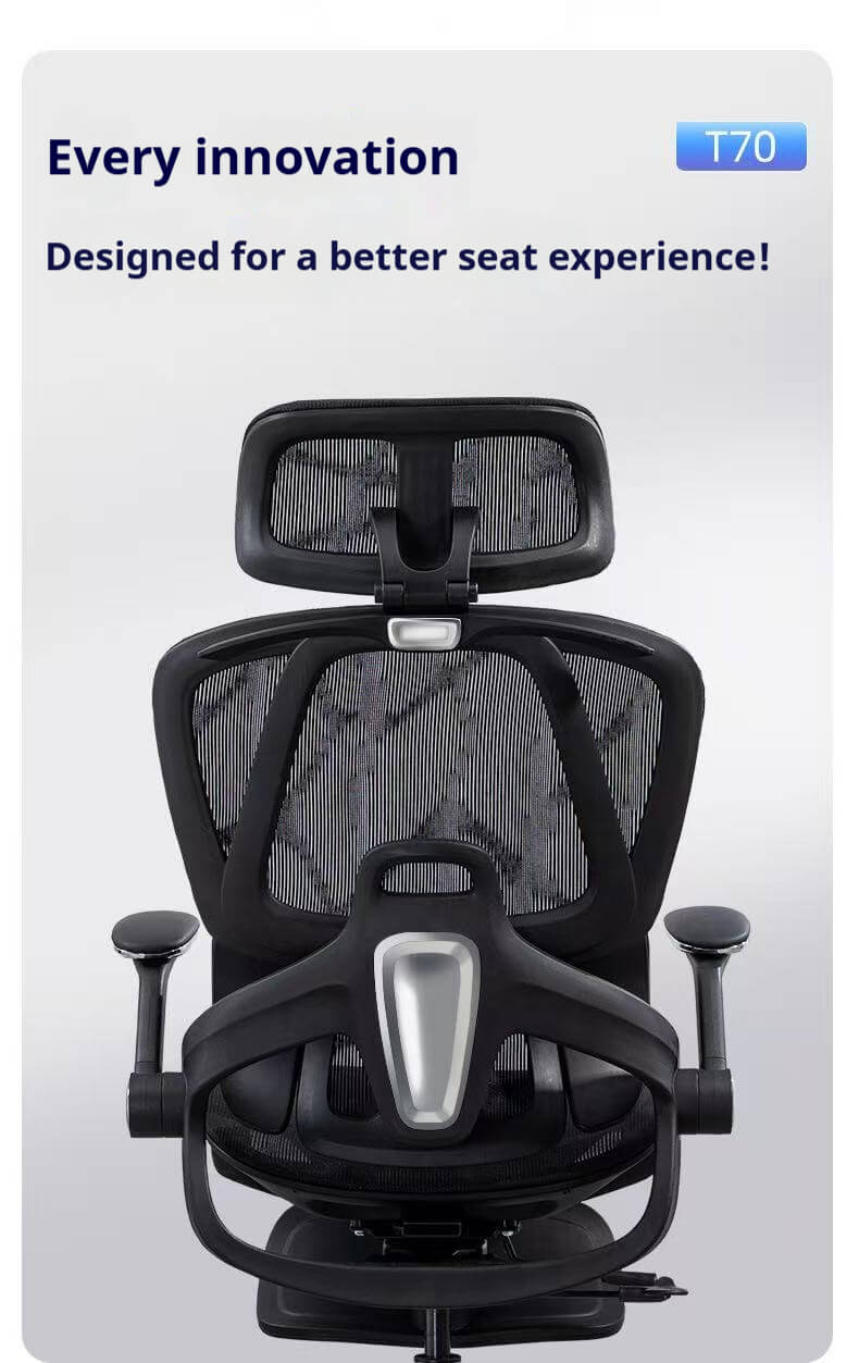 T70 Ergonomic Office Chair - Innovation-Focused Design for Better Corporate Sitting Experience