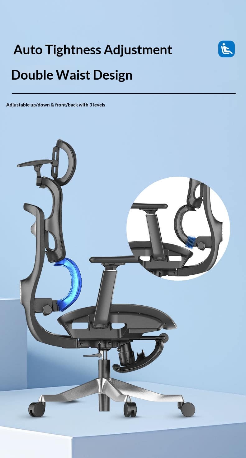 A008 Modular Ergonomic Chair | BIFMA & SGS Certified Heavy-Duty Seating