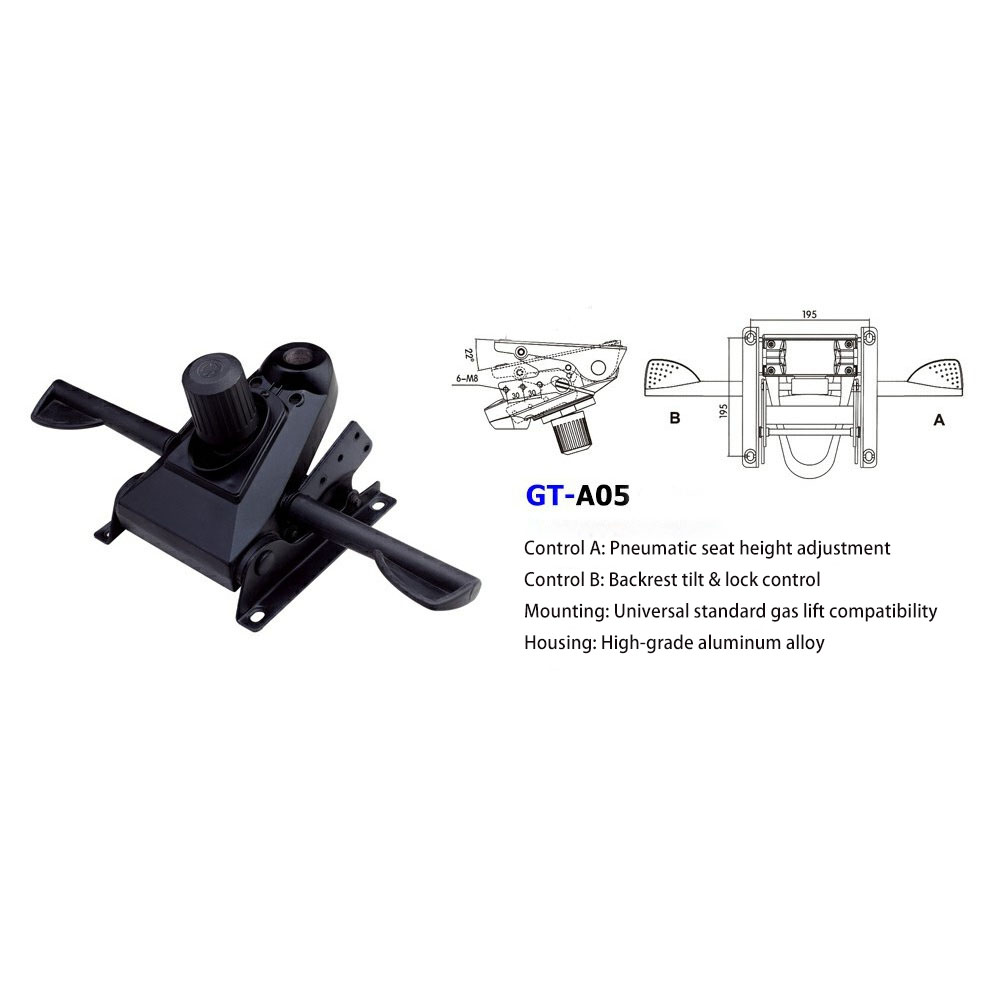 OEM/Custom Office Chair Tilt Mechanisms | Precision CNC Mapped Control Chassis Platforms - 图片 3