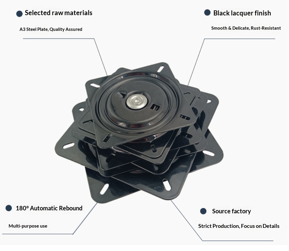 OEM Heavy-Duty Memory Swivel Console | Auto-Return Kinetic Adapter for Commercial Seating - 图片 6