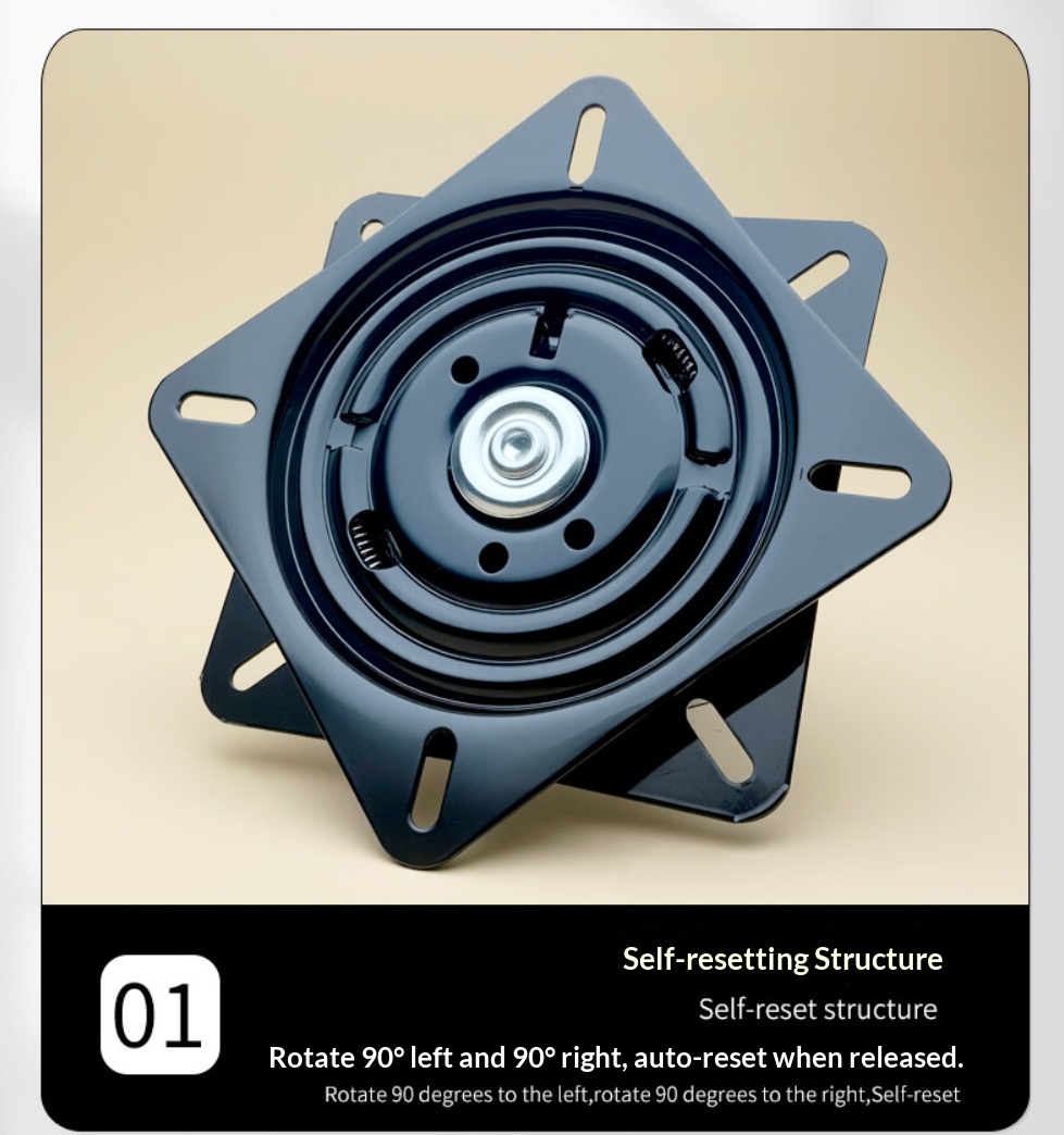 OEM Heavy-Duty Memory Swivel Console | Auto-Return Kinetic Adapter for Commercial Seating - 图片 7