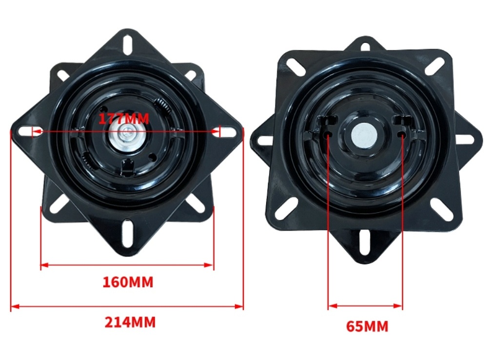 OEM Heavy-Duty Memory Swivel Console | Auto-Return Kinetic Adapter for Commercial Seating - 图片 13
