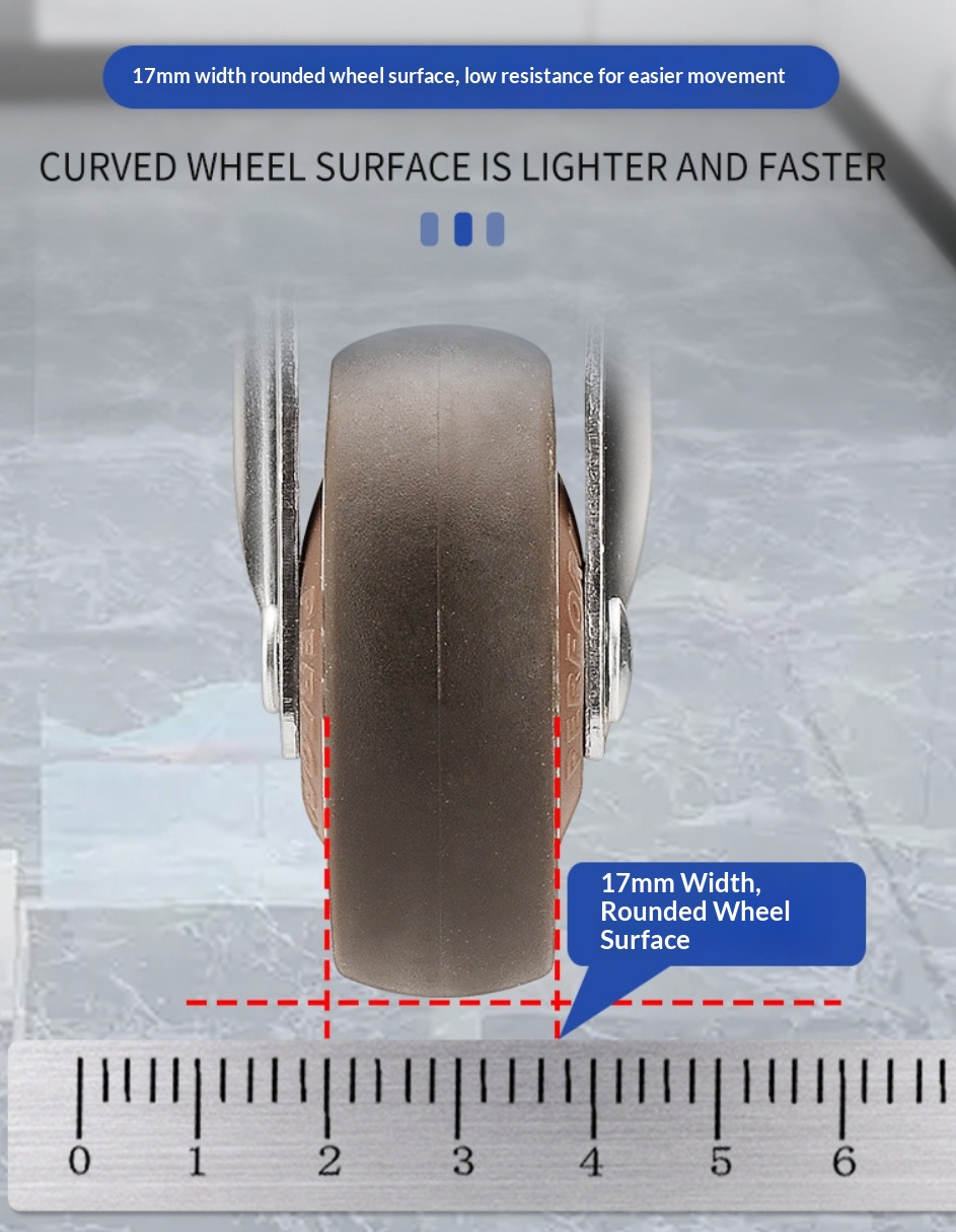 OEM Precision TPR Caster Systems | Medical-Grade Chrome Bracket Wheels for Premium Seating - 图片 5